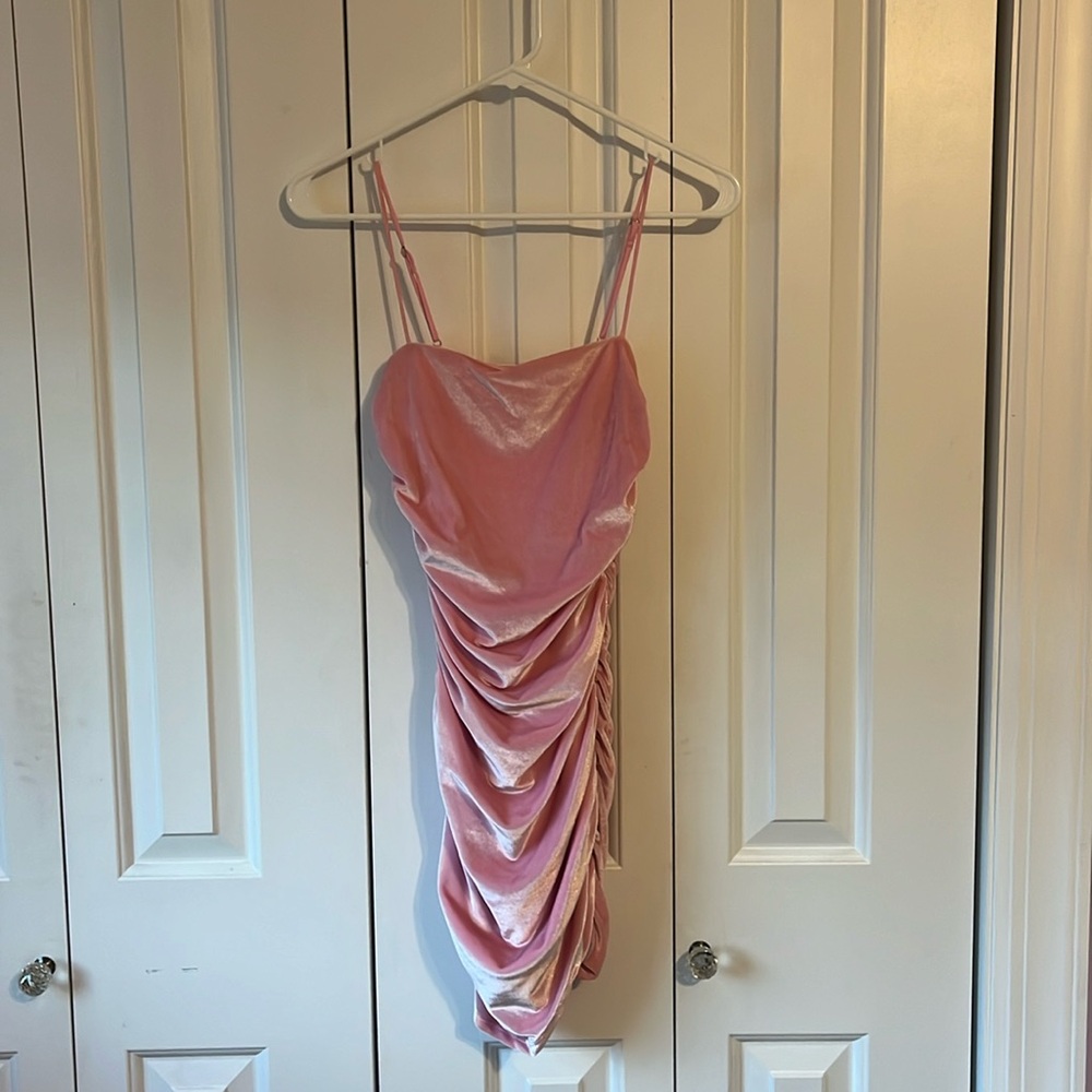 Lucy in the sky Pink mini dress